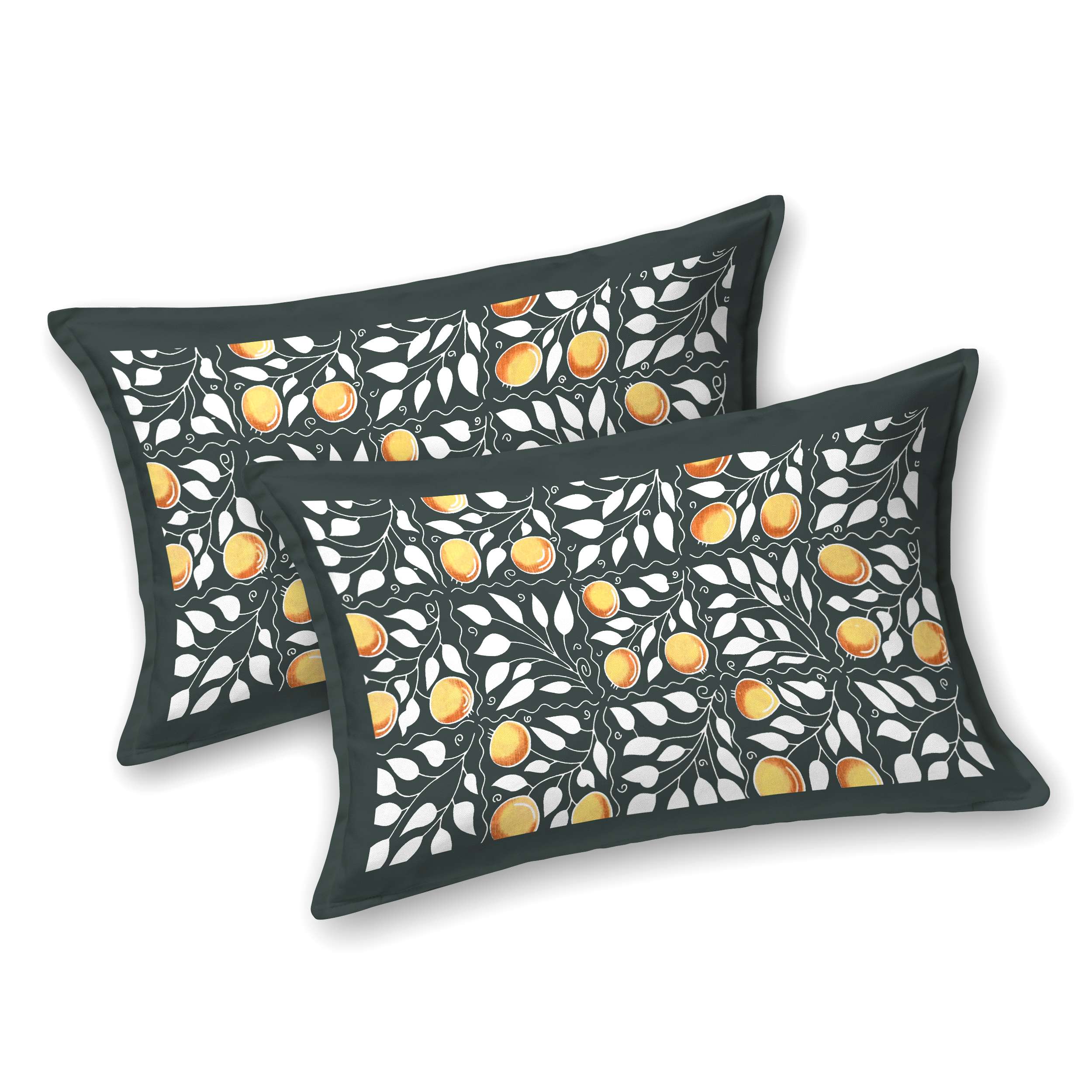 Rajasthani Traditionally Printed Cotton Doublebed Bedsheet With Pack of 2 Pillow Covers - Image 3